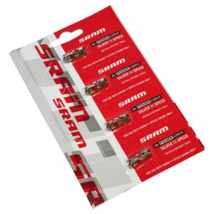 Connecteur de Chaine Velo 11V. SRAM (Attache Rapide) (Blister de 4 Pieces)