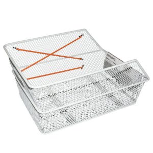 Cordon Elastique Pour Panier Maille Orange Fluo (Par 3) Pour Fixer Chargement