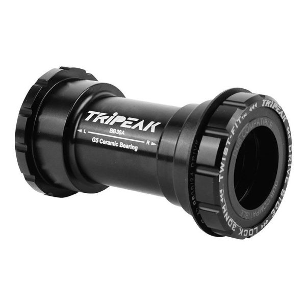 Cuvette Integre Boitier VTT-Route A Emboiter-Twistfit Tripeak Ceramique Boite 73 mm Diam 42 mm Pour Axe 28.99 mm, 30 mm (Compatible SRAM Dub, Rotor,Cannondale)