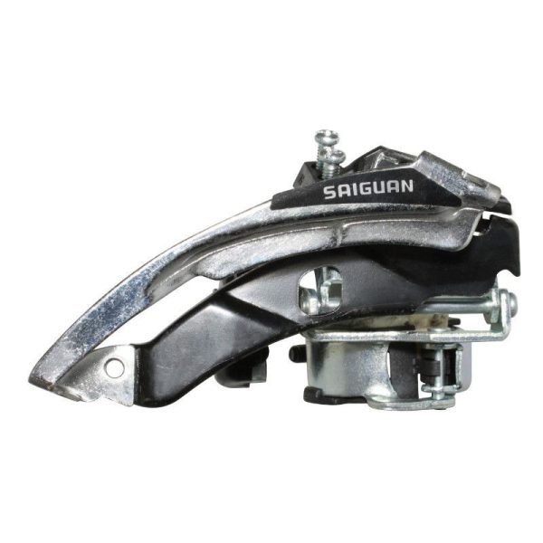 Derailleur VTT Avant Gravity Alu Tirage Haut et Bas A Collier 31,8 et 34,9 Pour Tout Pedalier 42 et 48 Dents