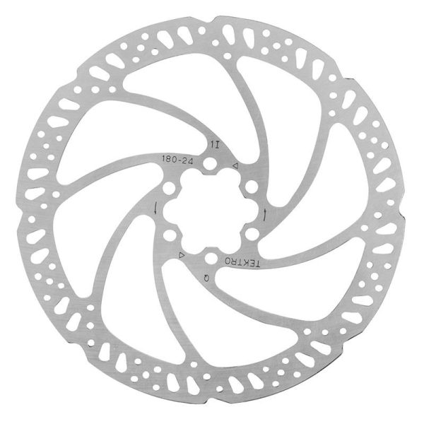 Disque de Frein Route - VTT 6 Trous Tektro 180mm Argent (Montage Atelier)