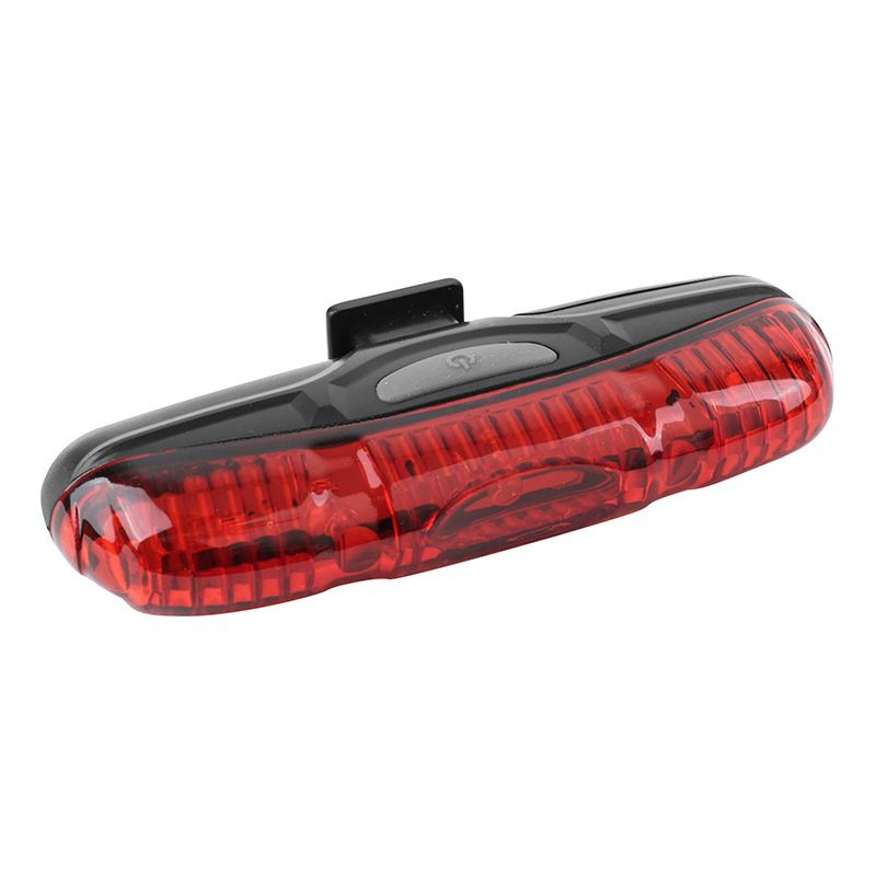 Eclairage Velo A Pile Arriere Sur Tige de Selle Newton Flash 5 Leds 3 Fonctions Noir Livre Avec 2 Piles Aaa