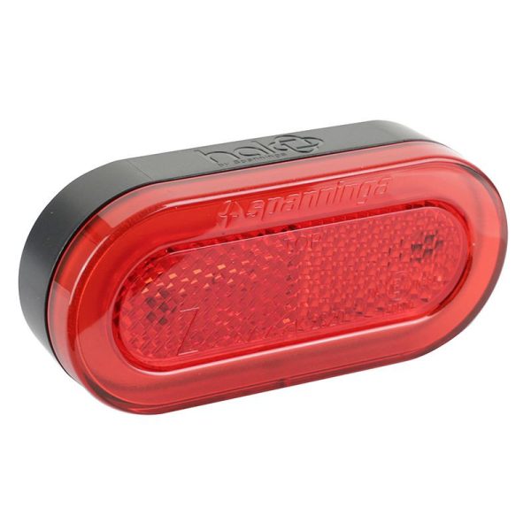 Eclairage Velo A Dynamo Arriere 6V Sur Porte-Bagage Spanninga Halo Xe Fonction Safe-Stop (Montage Atelier) Compatible Vae