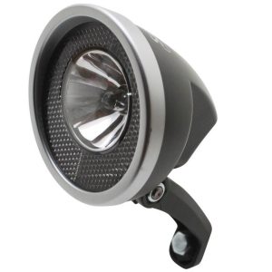 Eclairage Velo A Dynamo Avant Sur Fourche Gravity Halogene 10 Lux On-Off (80mm) Noir