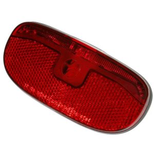 Eclairage Velo A Dynamo Arriere Sur Porte-Bagage Spanninga Duxo Entraxe 80mm (Vendu A L'Unite En Vrac Pour Offre Speciale) Noir