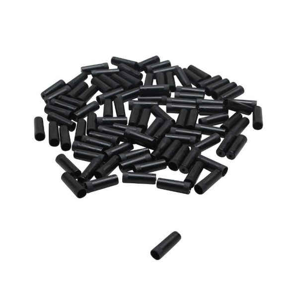 Embout de Gaine 5 mm Plastique Noir (Boite de 100)