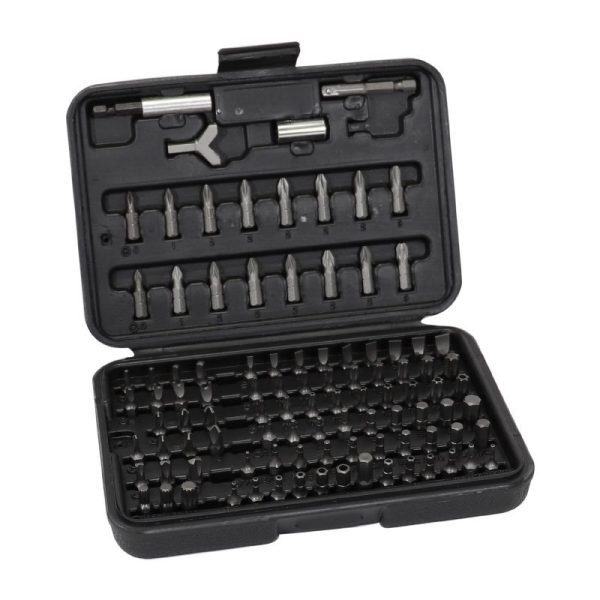 Embouts de Serrage et Vissage 1-4 Universel Adaptable Tournevis - Perceuse - Cliquet A Douille (Coffret 100 Pieces) -Gravity-