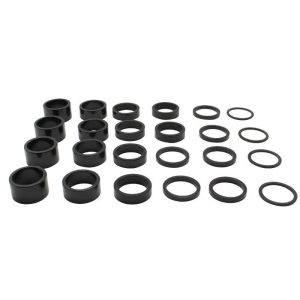Entretoise Direction Alu Noir 1"1-8-28.6 (Boite Contient 4X2mm-6X5mm-6X10mm-4X15mm-4X20mm)
