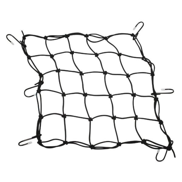 Filet Sandow Cargo 380 X 380 mm Avec 6 Crochets Metal (Sandow Diam 4 mm) -Gravity-