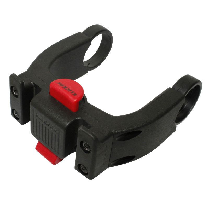 Fixation de Panier Avant Klickfix Vae-E-Bike Sur Cintre Diam 22-26mm +31.8mm - Largeur Entre Colliers 78mm(Vendu A L'Unite)