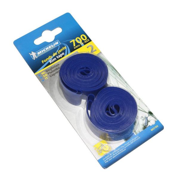 Fond de Jante Michelin Route 700X18 Bleu Haute Pression (Blister de 2 Pieces)