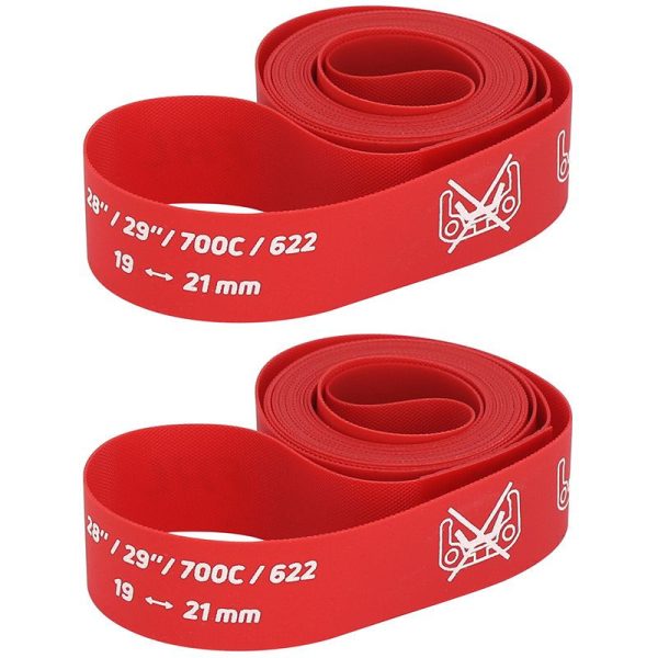 Fond De Jante Zefal Roue 700C-VTT 29" Haute Pression En 19 mm Rouge (Vendu A La Paire)