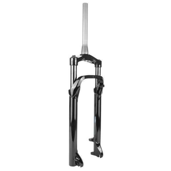 Fourche VTT - Fat Bike 26" Noir Tapered Conique (Pivot 1"1-8 Haut et 1,5" Bas) -Compatible Braga-