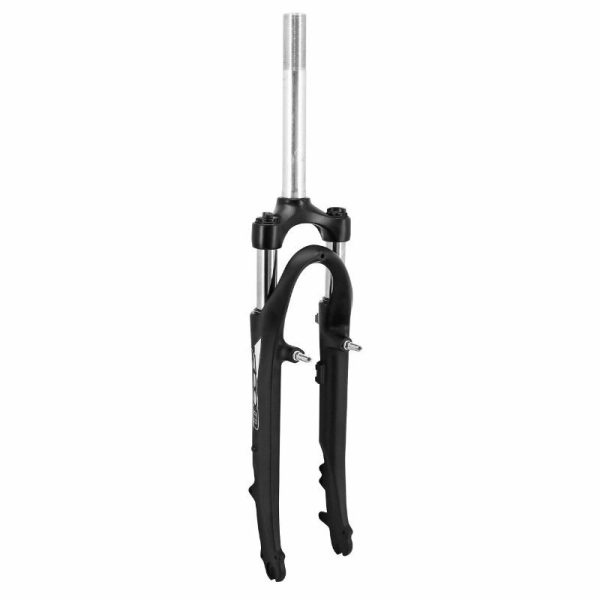 Fourche VTC 28 " Zoom Swift Alu Ressort Noir Deb. 75mm Compatible Frein A Disque Pivot (215-70mm) Filete 1"1-8-25,4 Interieur Avec Fixation Pour Porte Bagage