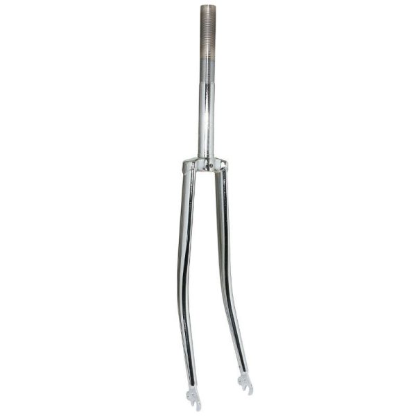 Fourche City 700C Rigide Demi-Course Acier Chrome Cintre Pivot (240-120mm) Filete 1"-22,2 Interieur