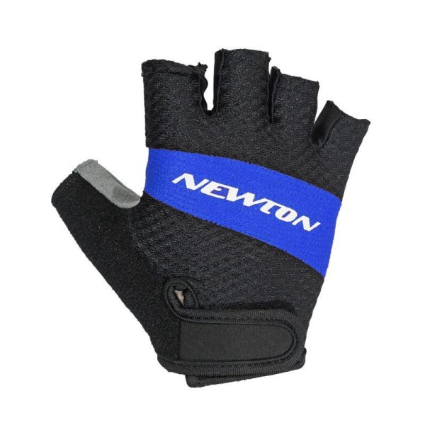 Gants Velo Court Newton Tech Bleu-Noir M (Paire Sur Carte)