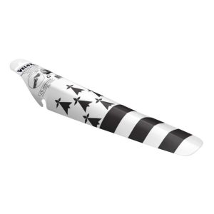 Garde Boue Route-VTT Clipsable Ar Velox Colori Bretagne Noir-Blanc Clipsable Sous La Selle (Vendu A L Unite)