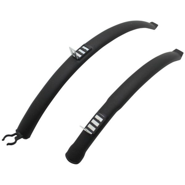 Garde Boue City-VTC Rapide 28'' Polisport Florida Noir Pour V-Brake (Paire)