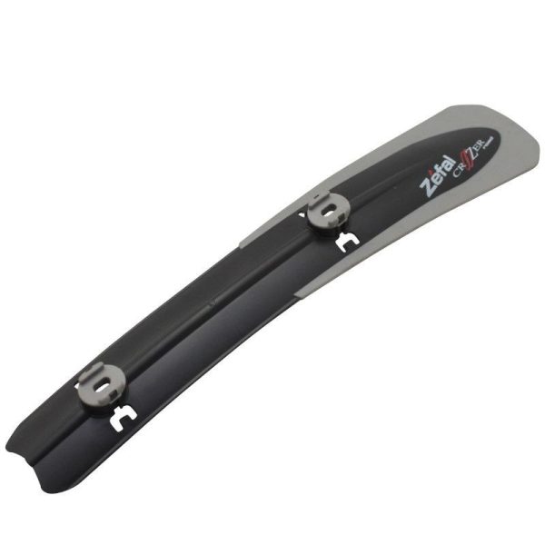Garde Boue Route Sur Cadre Zefal Croozer Road Noir-Gris (Sur Tube Diagonal 75mm Maxi) (Vendu A L Unite)