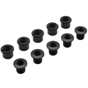 Intravis Pedalier Alu Newton Noir Double Plateau (Jeu de 5) - Vis et Cheminee