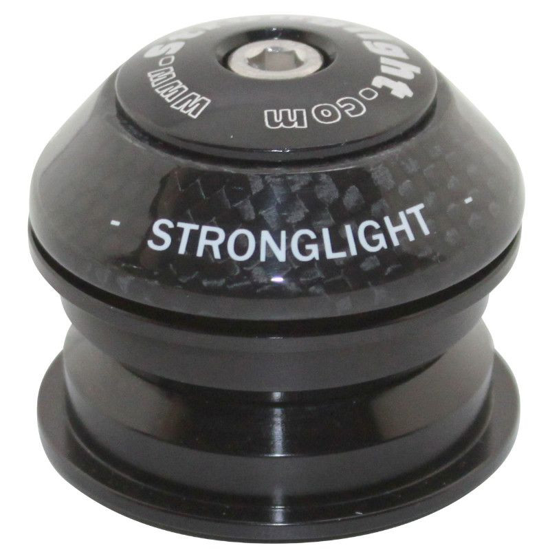 Jeu Direction Semi Integre 1"1-8 (44mm) Stronglight Raz Alu Roulements Annulaires Cuvette Superieure Carbone