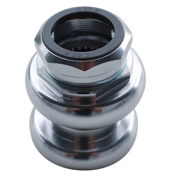 Jeu Direction Filete 1" (Pivot Fourche 22,2 Interieur-25,4 Exterieur) Newton Alu Argent Cage A Billes