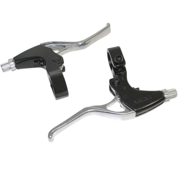 Levier de Frein VTT-VTC V-Brake 3 Doigts Newton Alu Course Du Levier Reglable (Paire Sur Carte)