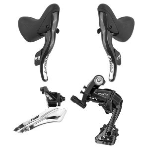 Levier-Manette Route Carbone Pour Patin Ltwoo 2X11V. Avec Derailleurs Avant + Arriere Chape Carbone Ltwoo Compatible Shimano