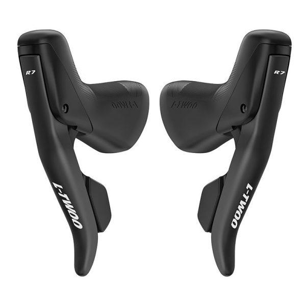 Levier-Manette Route Patin Ltwoo 2X10V. R7 Noir - Gris Compatible Shimano (Vendu A La Paire)