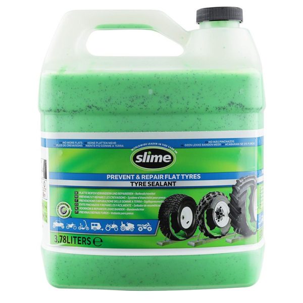 Liquide Anti-Crevaison Preventif Pour Pneu Tubeless (3,8L) Avec Pompe Doseuse (1 Gallon) -Slime-