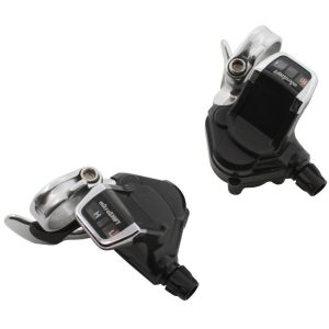 Manette Route Gravity Pour Cintre Plat 10V. Push-Pull Compatible Shimano Triple (Paire)