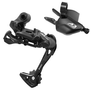 Manette Droite VTT Avec Derailleur Ltwoo 8V. A3 Noir Compatible SRAM