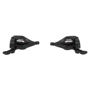 Manette VTT Gravity Indexe Rapid Push-Pull 3X8V. (Paire) Compatible Shimano