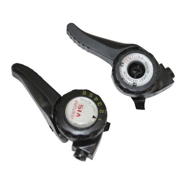 Manette VTT Gravity Indexe A Collier Sur Cintre 6V. (Paire)