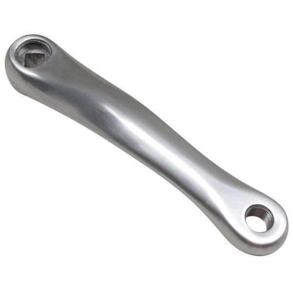 Manivelle Gauche 175 Newton Alu Forge Large Argent (Sur Carte)