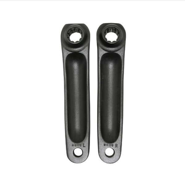 Manivelle Droite + Gauche Stronglight Magan3 170mm Noir Isis Pour Bosch Génération 1 -2 et 4-Brose (Deport 10mm)