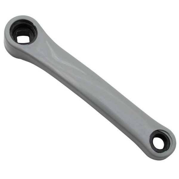 Manivelle Gauche 170 Newton Acier Plastifie Gris (Sur Carte)