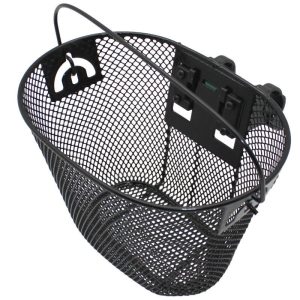 Panier Avant Enfant Newton Small Noir Fixation Rapide 6L (Lg27Xl22Xh22)