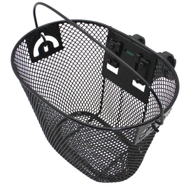 Panier Avant Enfant Newton Small Noir Fixation Rapide 6L (Lg27Xl22Xh22)