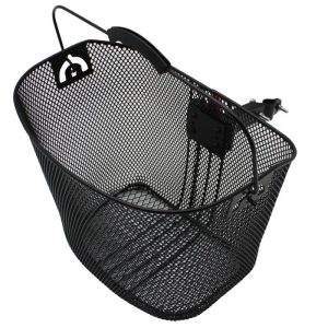 Panier Avant Acier Nid Abeille Gravity Noir Avec Anse Fixation Rapide Sur Potence A Plongeur (Lg35Xl26Xh27)