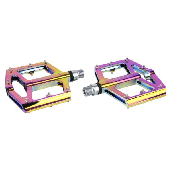 Pedale VTT - Bmx Newton Alu Oil Anodise 9-16" Roulement Du (Paire) 105X102X26 Mm
