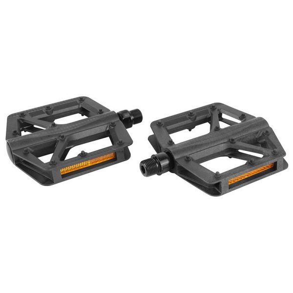 Pedale VTT Newton Carbone Injecte Noir 9-16" Roulement Du Double Reflecteur (Paire) 100X98.8X21.2 mm