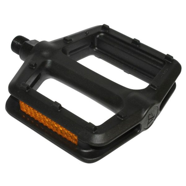 Pedale BMX Newton Resine Noir 9-16" 112X105X25mm (Paire)