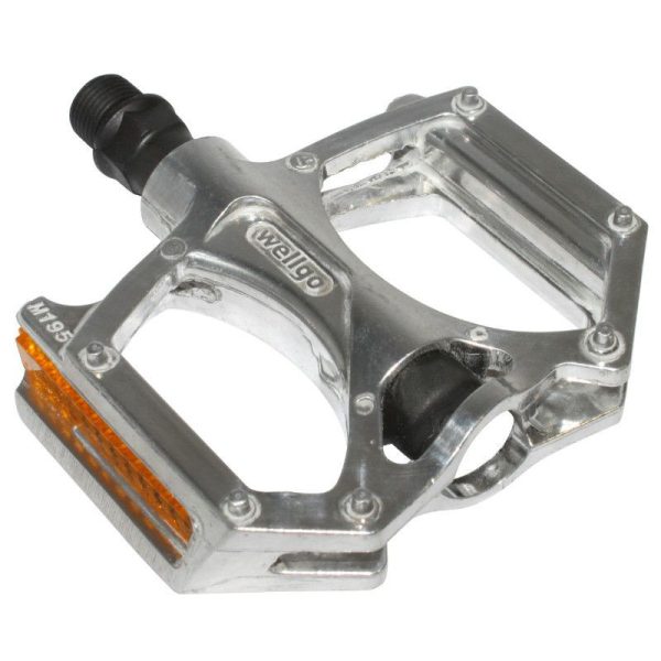 Pedale VTT - BMX Newton Alu Argent 9-16" Roulement Du (Paire)