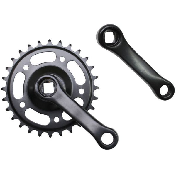 Pedalier City Gravity Acier 89mm Plateau 28D. (Boitier 127mm)