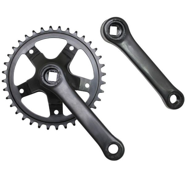 Pedalier City Gravity Acier 127mm Plateau 36D. (Boitier 131mm)