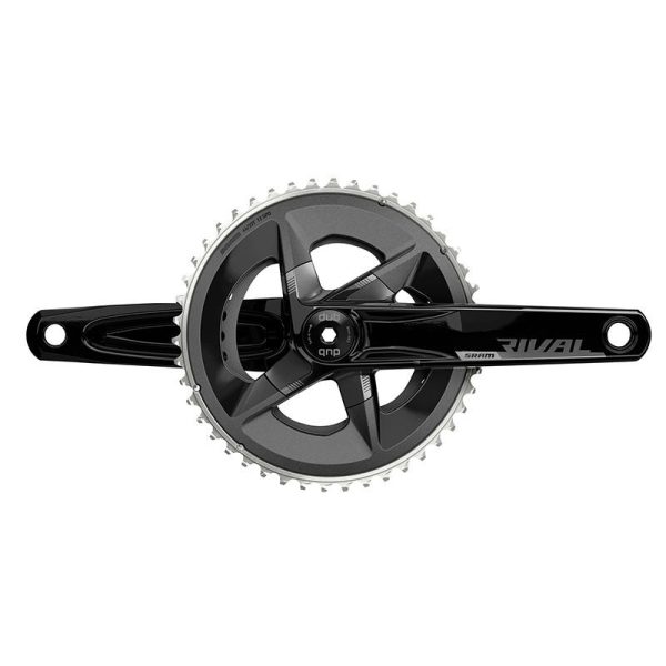 Pedalier Route SRAM 12V. Rival Alu Gravel Axe Integre Dub 170mm 48X35 Dents Entraxe Plateaux 107mm (Sans Cuvettes)