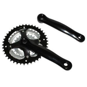 Pedalier VTT Gravity 7-8V. Alu Noir 170mm 42-34-24 (Boitier 118mm)
