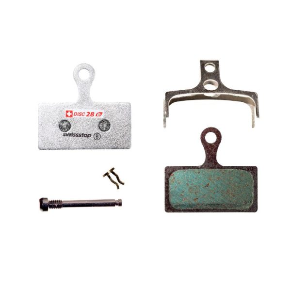 Plaquette de Frein VTT Shimano Xt M8000-M785 - Xtr M9000-M985 Slx M666-M675 (Swissstop Organic - Disc 28E)(Paire Sur Carte) - Compatible Vae