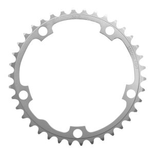 Plateau Route 5 Branches D.130 Stronglight Dural 38 Dents Interieur Argent Type Shimano 8-9V.